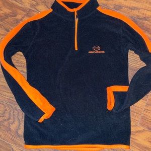Boys Harley Davidson Zip Fleece Sweatshirt